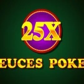 25x Deuces Poker slot logo by iSoftBet at ShakeBet Casino25x Deuces Poker