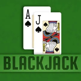 Blackjack (Relax Gaming) slot logo by Relax Gaming at ShakeBet Casino