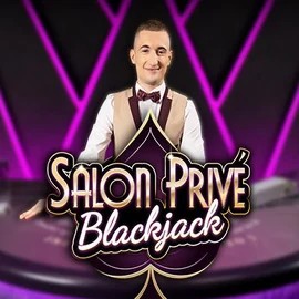 Blackjack Salon Privé by Ezugi, showcased at shakebett.com – game logo