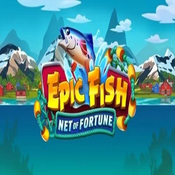 Logo of Epic Fish Net of Fortune from Quickspin at ShakeBet Casino