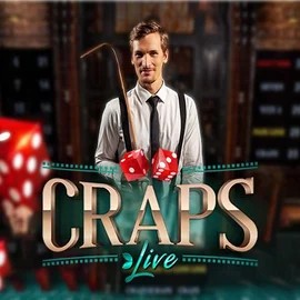 Live Casino logo of Live Craps from Evolution at ShakeBet Casino
