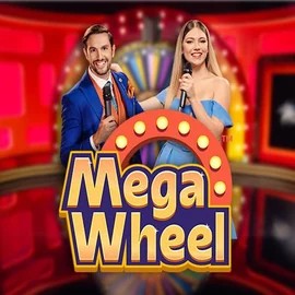 Mega Wheel slot logo by Pragmatic Play at ShakeBet Casino