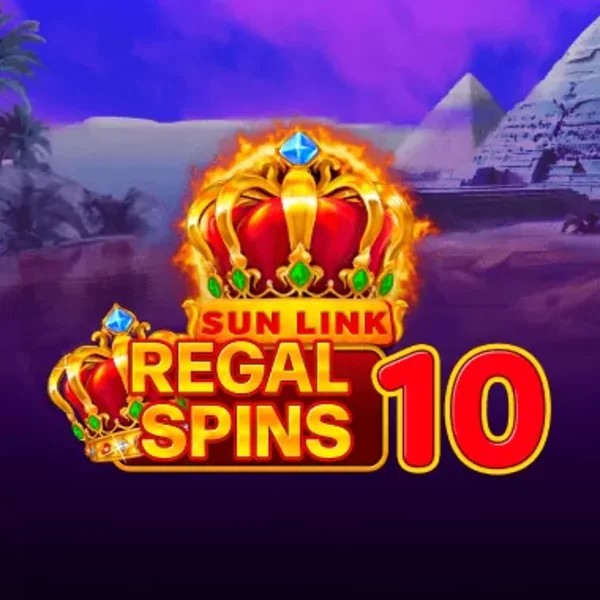 Regal Spins 10 online game logo by PatePlay on shakebett.com