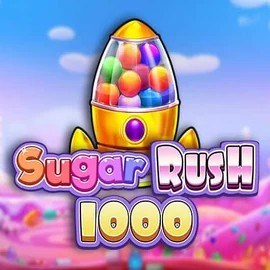 Logo of Sugar Rush 1000 from Pragmatic Play at ShakeBet Casino