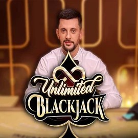 Logo of Unlimited Blackjack from Ezugi at ShakeBet Casino